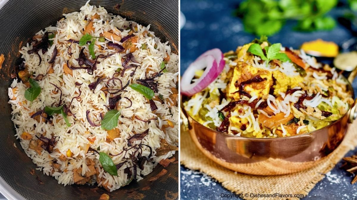 6 Easy Steps to Prepare Veg Biryani with Cashews