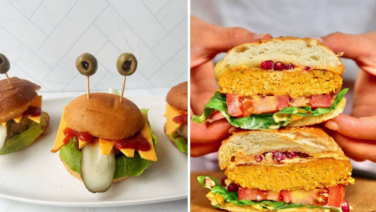 7-Step Recipe for Monster Pumpkin Burgers with Tangy Sauce