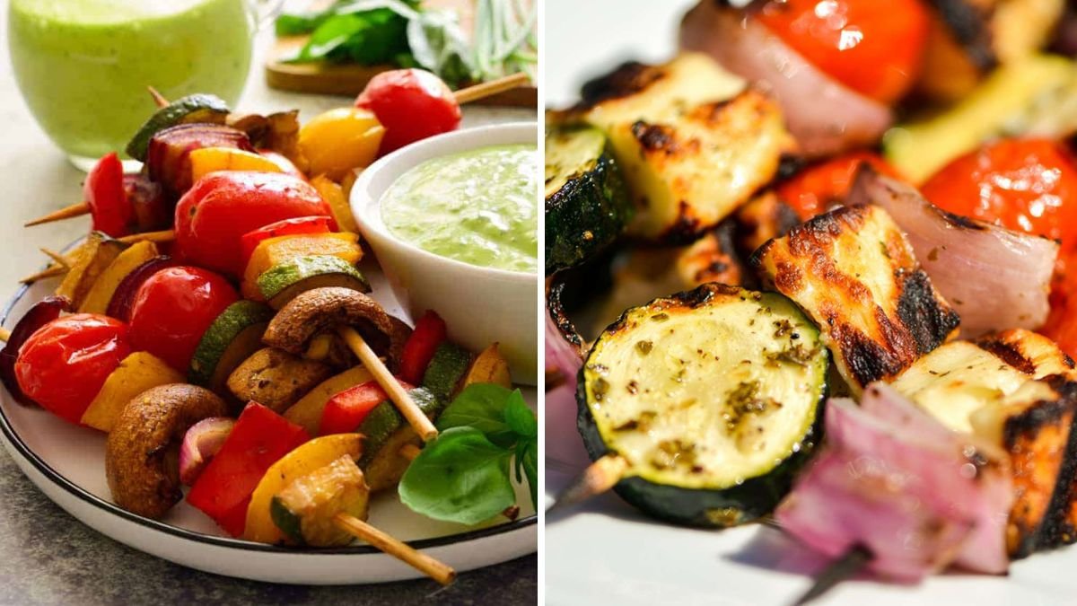 7-Step Recipe for Monster Veg Skewers with Tangy Sauce