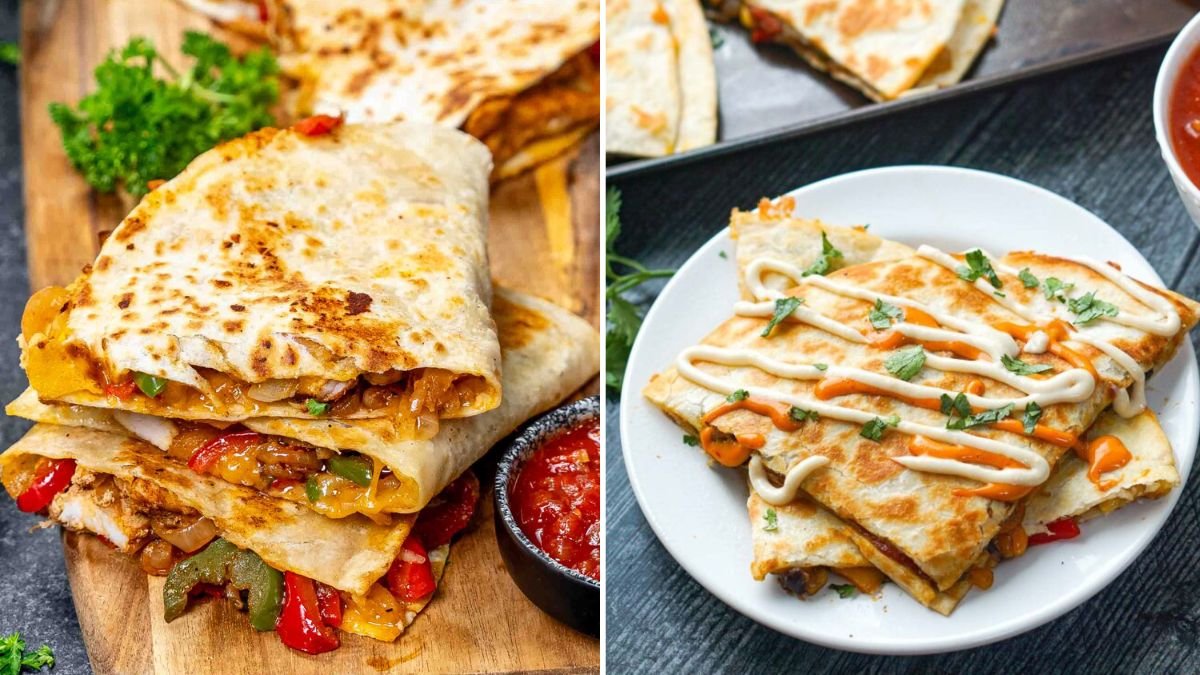7-Step Recipe for Ghostly Veg Quesadillas with Cheesy Filling