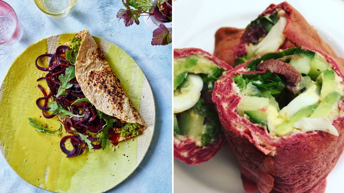 7-Step Recipe for Vampire Bite Veg Wraps with Beet Sauce